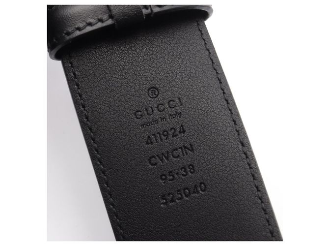 Gucci Interlocking G Guccissima Ledergürtel - Ansicht 4
