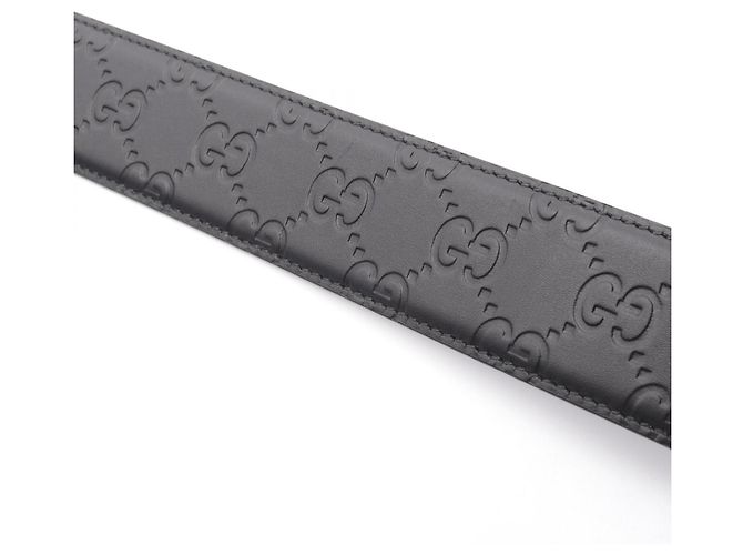 Gucci Interlocking G Guccissima Ledergürtel - Ansicht 5