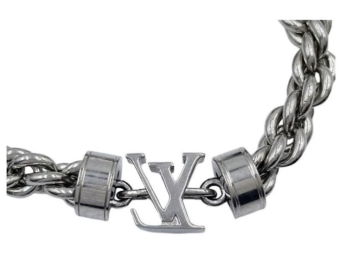 Bracciale con charm argentato Louis Vuitton - vista 3