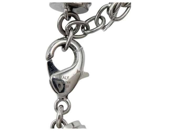 Bracciale con charm argentato Louis Vuitton - vista 4