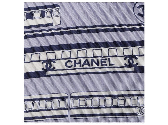 Sciarpa in seta plissettata Chanel Coco Mark - vista 4