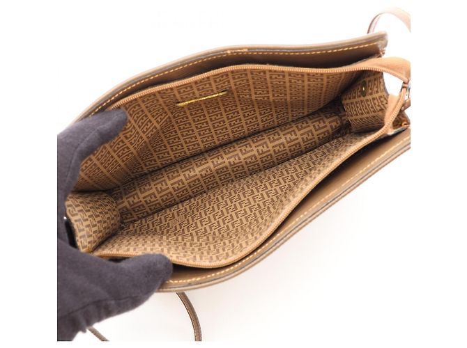 Borsa a tracolla Fendi Zucchino - vista 3