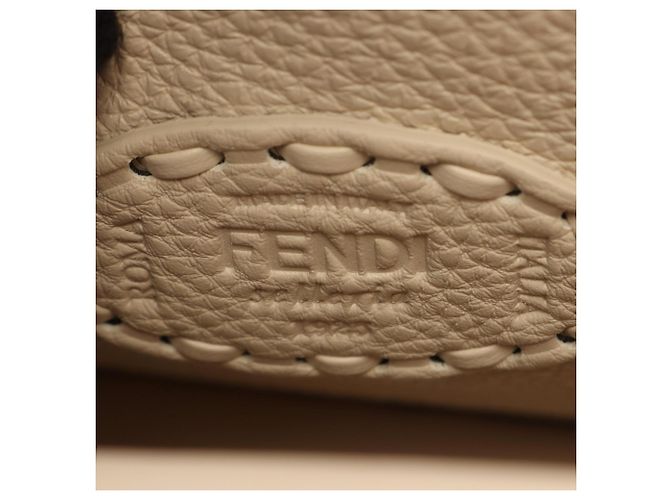 Borsa Fendi Peekaboo I.U Small Selleria - vista 4