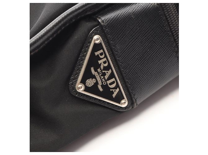 Borsa a mano Prada Nylon Saffiano Triangle - vista 5