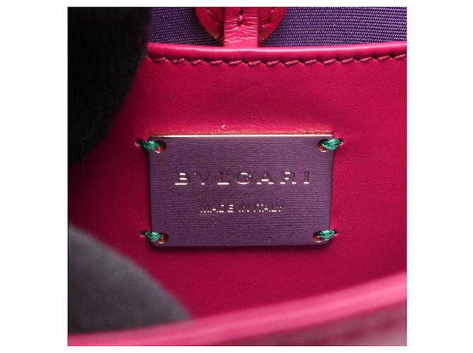 Bulgari Borsa a tracolla Bvlgari Serpenti Forever in pelle rosa - vista 4