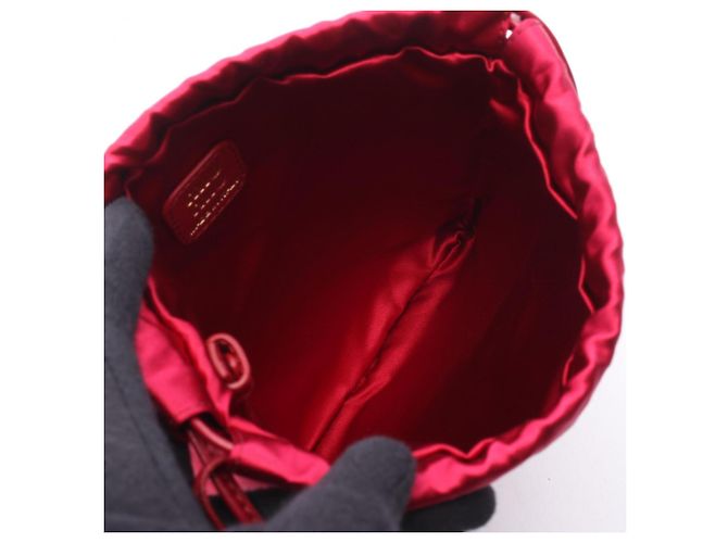 Borsa/Pouch Miu Miu DUCHESSE Red - vista 3