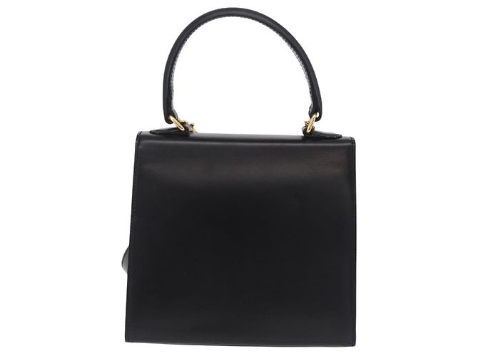 Céline Celine Vintage Logo Top Handle Leather Small - vista 2