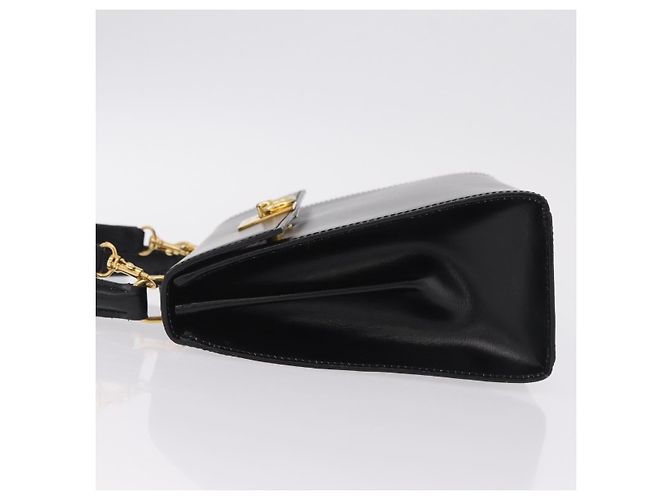 Céline Celine Vintage Logo Top Handle Leather Small - vista 4