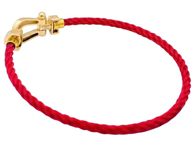 Bracciale Fred, "Force 10, modello medio, semi-pavé", in oro giallo e diamanti. - vista 3