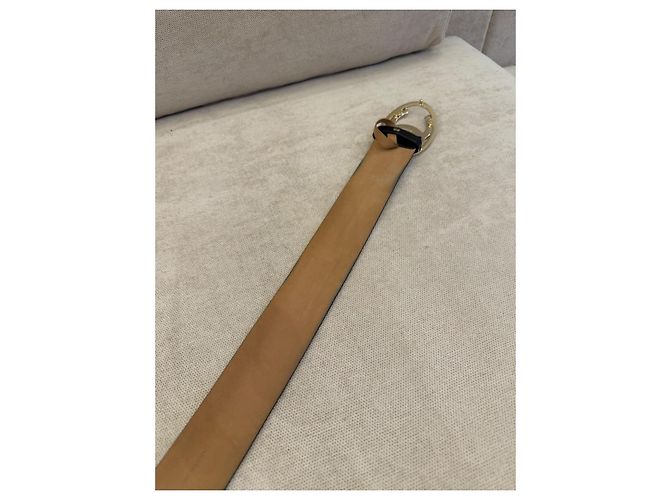 Chanel CC Ledergürtel Schwarz Gold - Ansicht 2