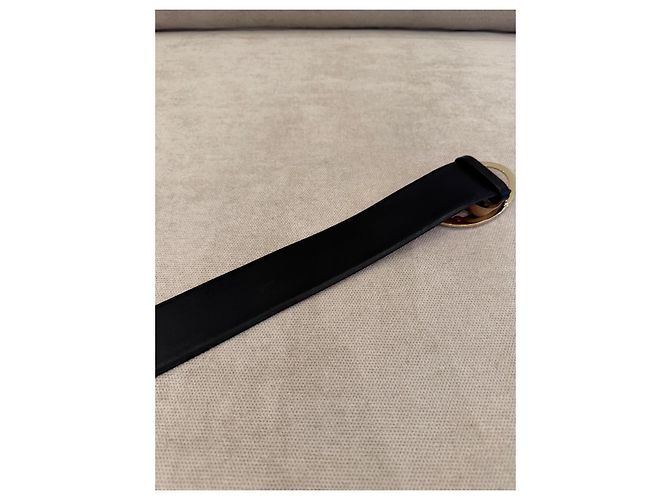 Chanel CC Ledergürtel Schwarz Gold - Ansicht 8