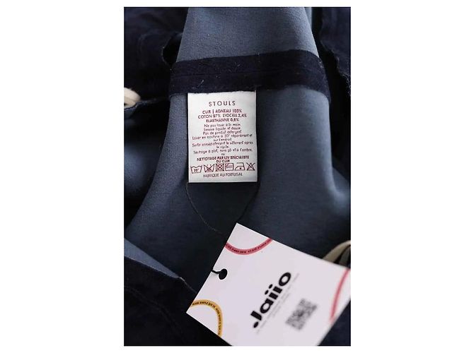Stouls Navyblaue gerade geschnittene Hose - Ansicht 6