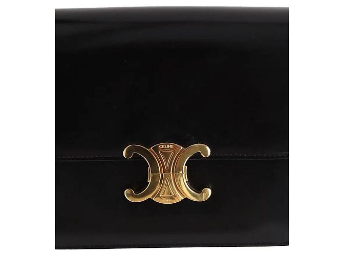 Céline Borsa a tracolla Triomphe nera - vista 4