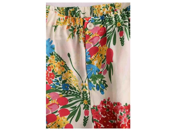 Gucci Pantaloni dritti multicolore - vista 3