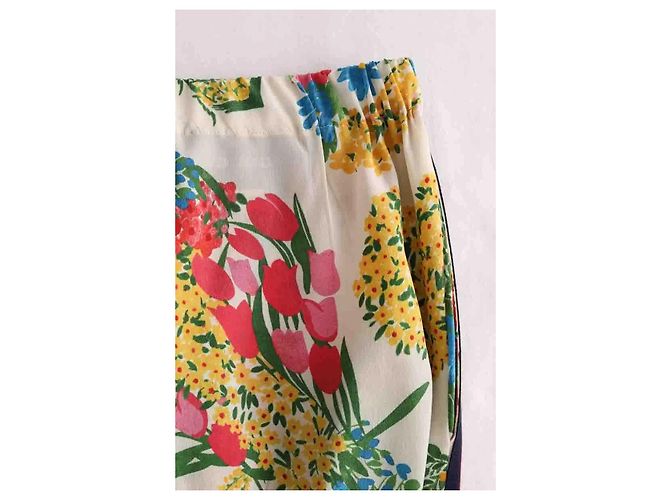 Gucci Pantaloni dritti multicolore - vista 4