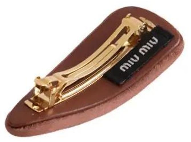 Fermaglio Miu Miu in seta rosa - vista 3