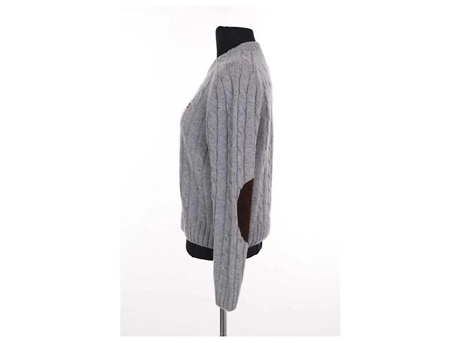 Jersey de cachemira gris Céline - vista 4