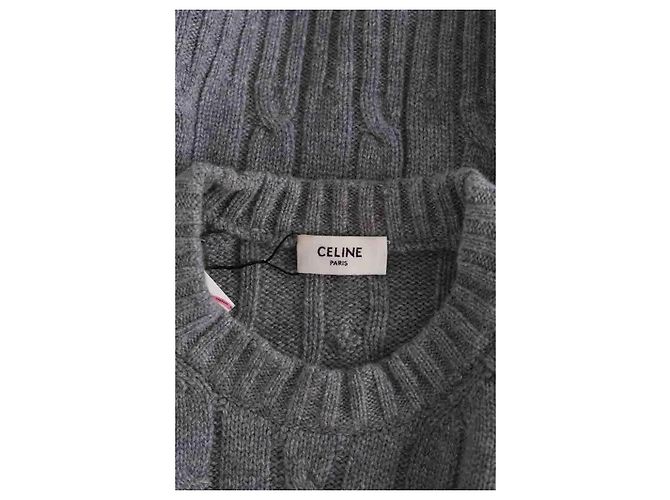 Jersey de cachemira gris Céline - vista 6