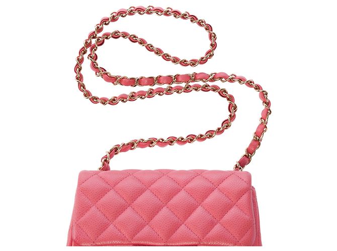 Borsa CHANEL Timeless/Classique in Pelle Rosa - 104023 - vista 10
