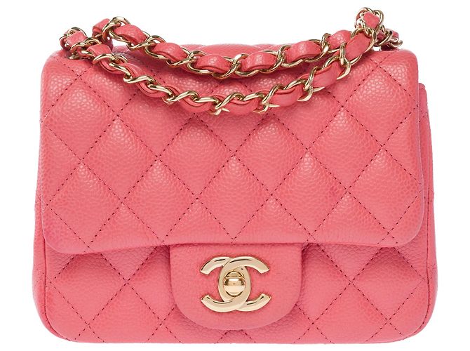 Borsa CHANEL Timeless/Classique in Pelle Rosa - 104023 - vista 3