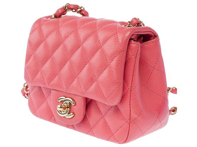 Borsa CHANEL Timeless/Classique in Pelle Rosa - 104023 - vista 5