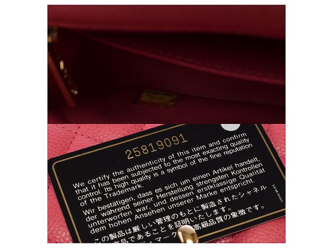 Borsa CHANEL Timeless/Classique in Pelle Rosa - 104023 - vista 8