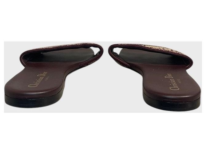 Mules Dior Dway bordeaux T.36,5 - vista 5