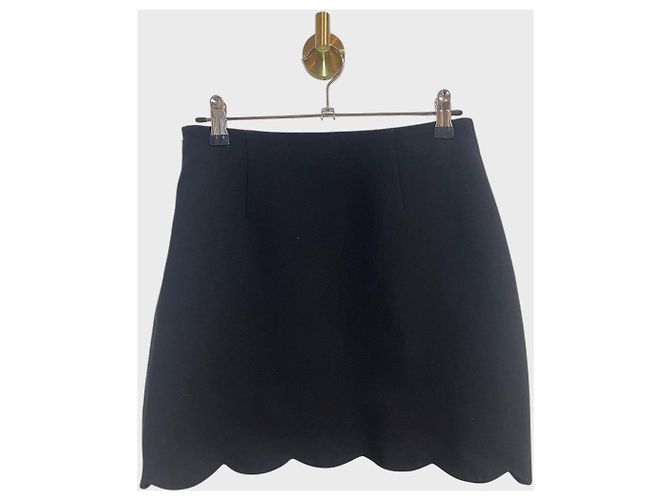 Falda Miu Miu negra T.34 - vista 3