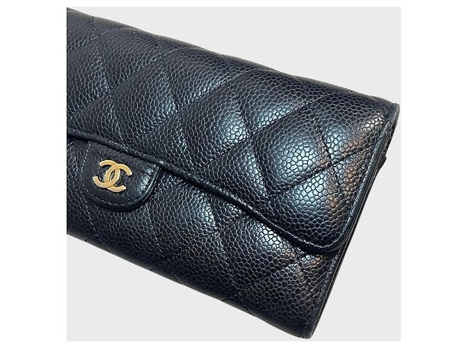 Chanel Timeless Geldbörse schwarz - Ansicht 2