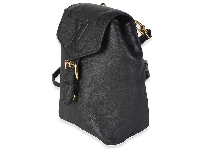 Louis Vuitton Giant Monogram Empreinte Tiny Rucksack Schwarz - Ansicht 3