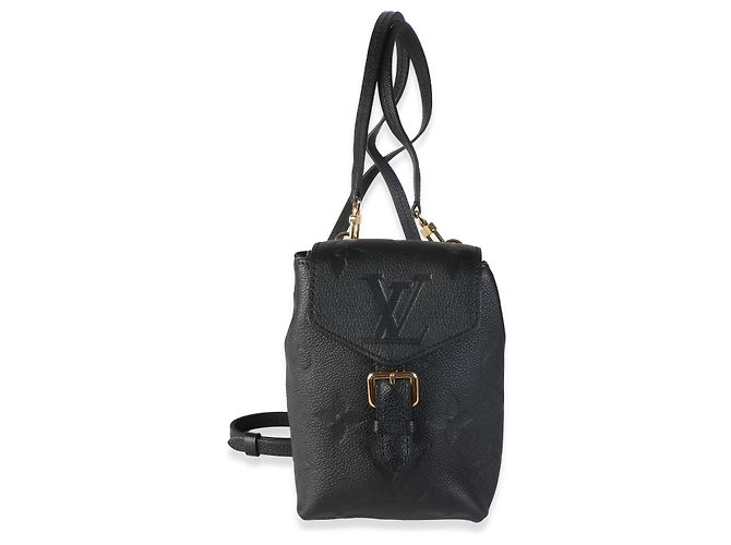 Louis Vuitton Giant Monogram Empreinte Tiny Rucksack Schwarz - Ansicht 8