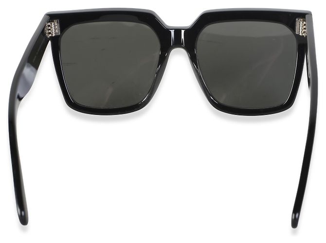 Céline Celine Gafas de sol cuadradas oversized de acetato negro - vista 2