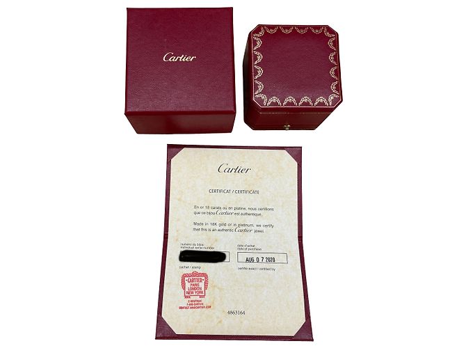 Fede Cartier 1895 in platino e diamanti - vista 5