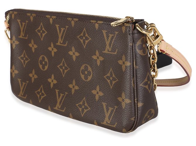 Louis Vuitton Monogram Canvas Chain Pochette Accessories NM - vista 3