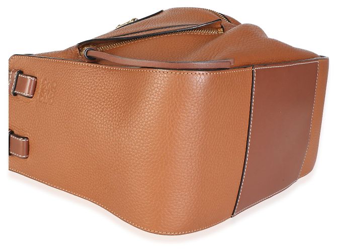 Borsa a tracolla Loewe Hammock Medium in vitello grana Tan - vista 5