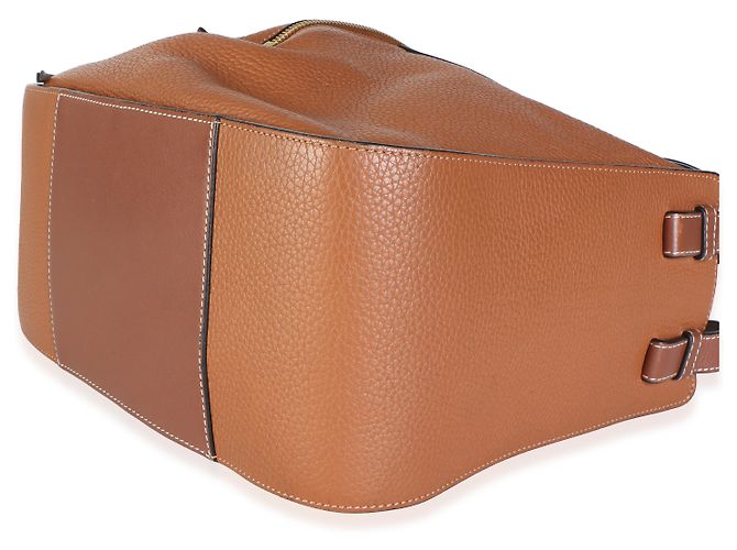 Borsa a tracolla Loewe Hammock Medium in vitello grana Tan - vista 7