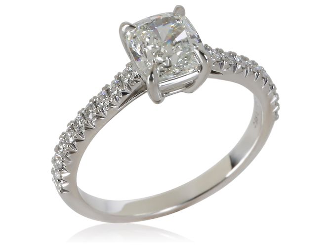 Tiffany & Co. Novo Verlobungsring mit 1.01 ct Cushion Modified Diamant - Ansicht 5