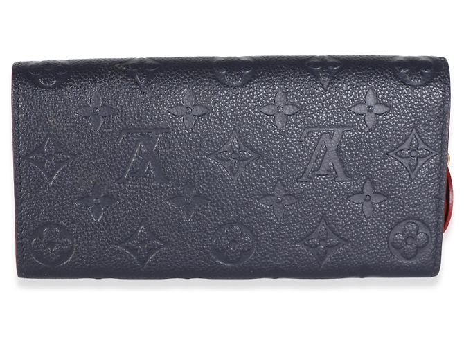 Portafoglio Emilie Louis Vuitton Marine Rouge Monogram Empreinte Bloom Flower - vista 2