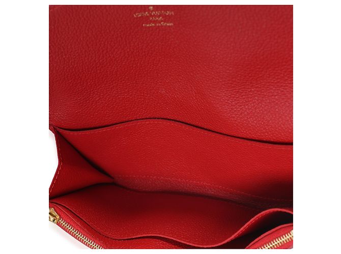 Portafoglio Emilie Louis Vuitton Marine Rouge Monogram Empreinte Bloom Flower - vista 5