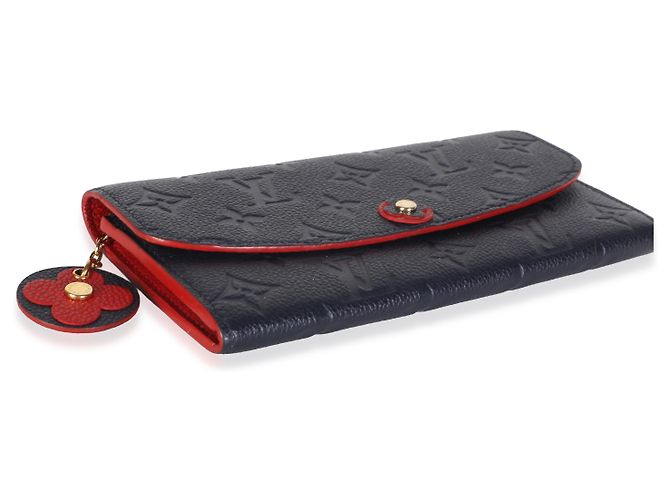 Portafoglio Emilie Louis Vuitton Marine Rouge Monogram Empreinte Bloom Flower - vista 7