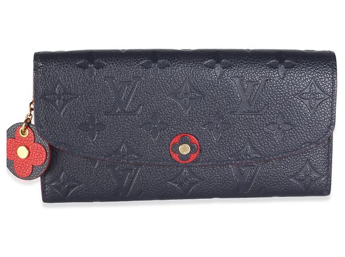 Portafoglio Emilie Louis Vuitton Marine Rouge Monogram Empreinte Bloom Flower - vista 8