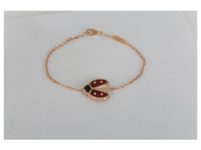 Bracciale Lucky Spring Van Cleef & Arpels in oro rosa, corniola e onice - vista 5
