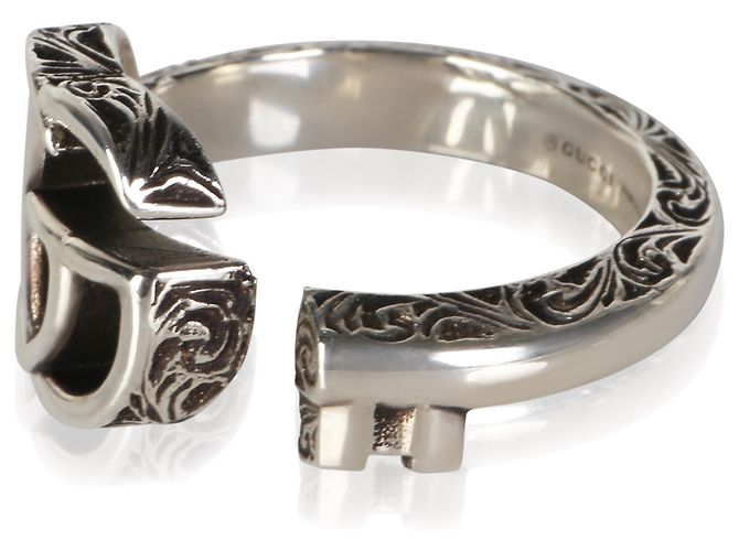 Portachiavi Gucci in argento sterling GG - vista 3