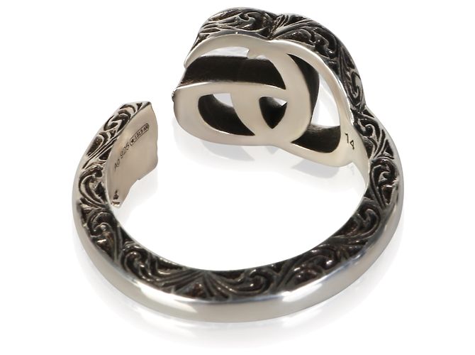 Portachiavi Gucci in argento sterling GG - vista 4