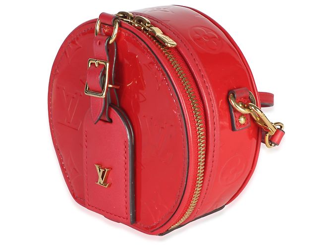 Louis Vuitton Cerise Monogram Vernis Mini Boite Chapeau - vista 3