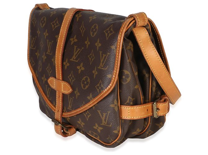 Louis Vuitton Monogram Canvas Saumur 30 - vista 3
