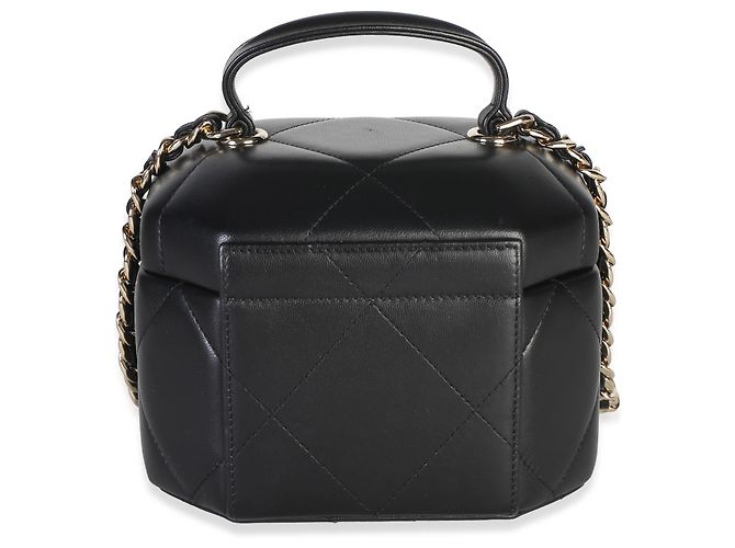 Chanel Custodia Vendôme con catena in pelle d'agnello nera Paris Château de Chenonceau - vista 2