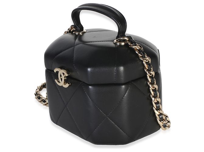 Chanel Custodia Vendôme con catena in pelle d'agnello nera Paris Château de Chenonceau - vista 3