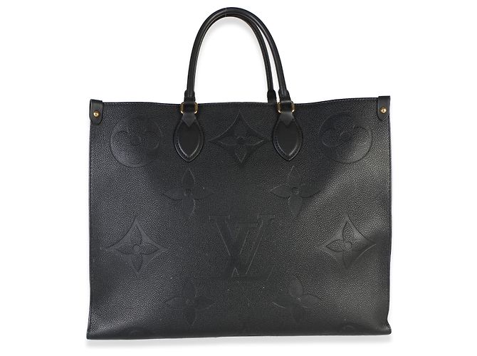 Louis Vuitton Black Giant Monogram Empreinte Onthego GM - vista 2
