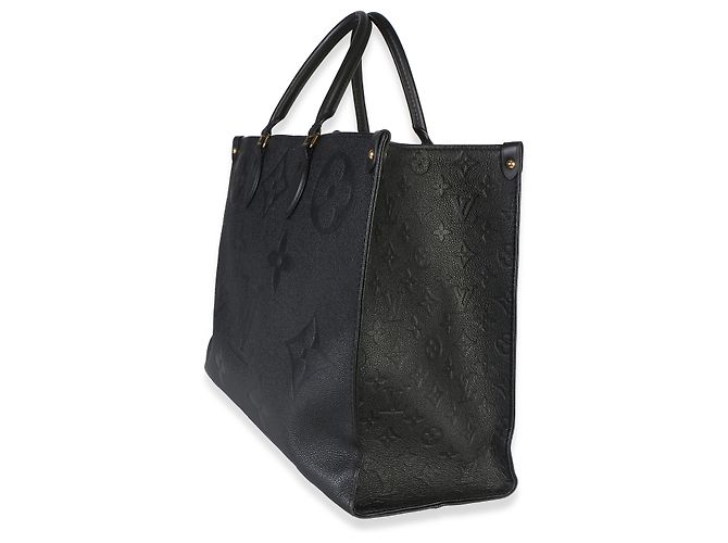 Louis Vuitton Black Giant Monogram Empreinte Onthego GM - vista 3